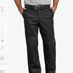 New Men's Black Work Pants