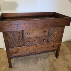 Antique custom changing table