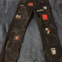 Custom Black Jeans Size 32