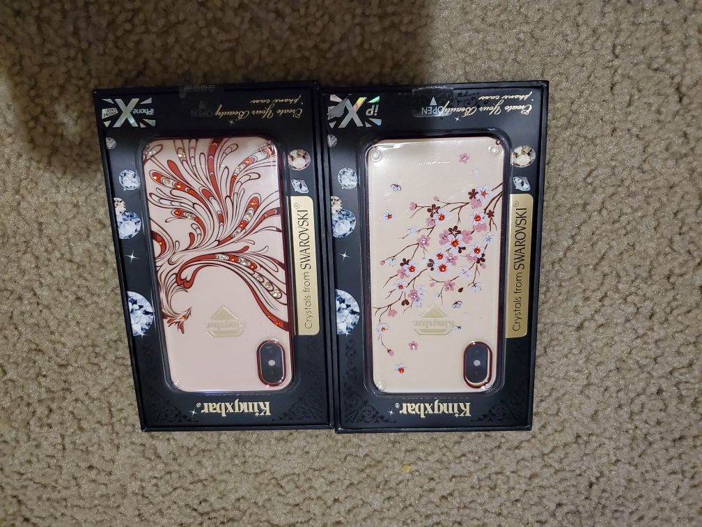 iPhone X Swarovski case new