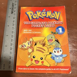 The Complete Pokémon Pocket Guide, Vol. 1