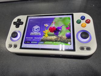 Anbernic RG477M 8GB - 128gb Android Retro Handheld Console Silver Blade / Mint!