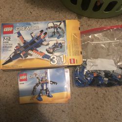 Lego Creator 3-in-1 Thunder Wings (31008) - W/ Box & Instructions.