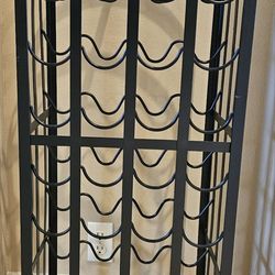 34-Bottle Freestanding Arched Wine Rack