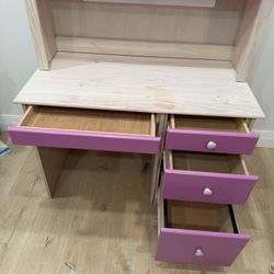 Custom-made Desk + Hutch with a Matching Chair