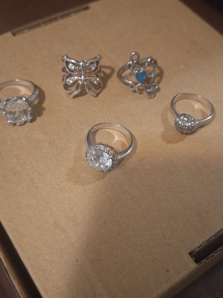 5 Anillo Diferentes Tallas.