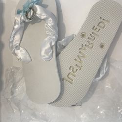 Wedding Sandals Marks In Sand New One Size