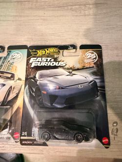 Hotwheels fast n furious