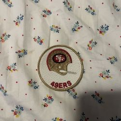 Vintage 49er 1 Bar Helmet Patch