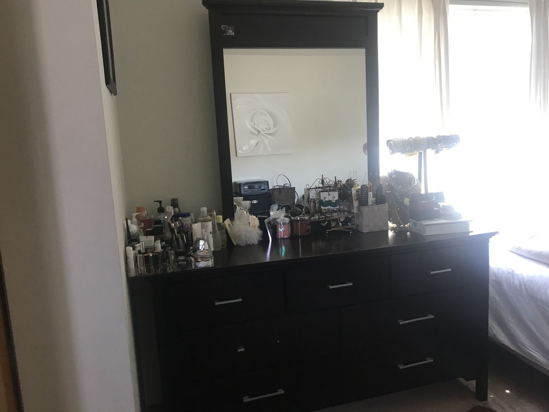 7 drawer dresser with mirror take home for only $60