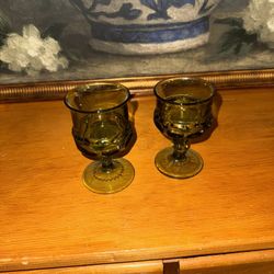 Antique pair Green Glasses
