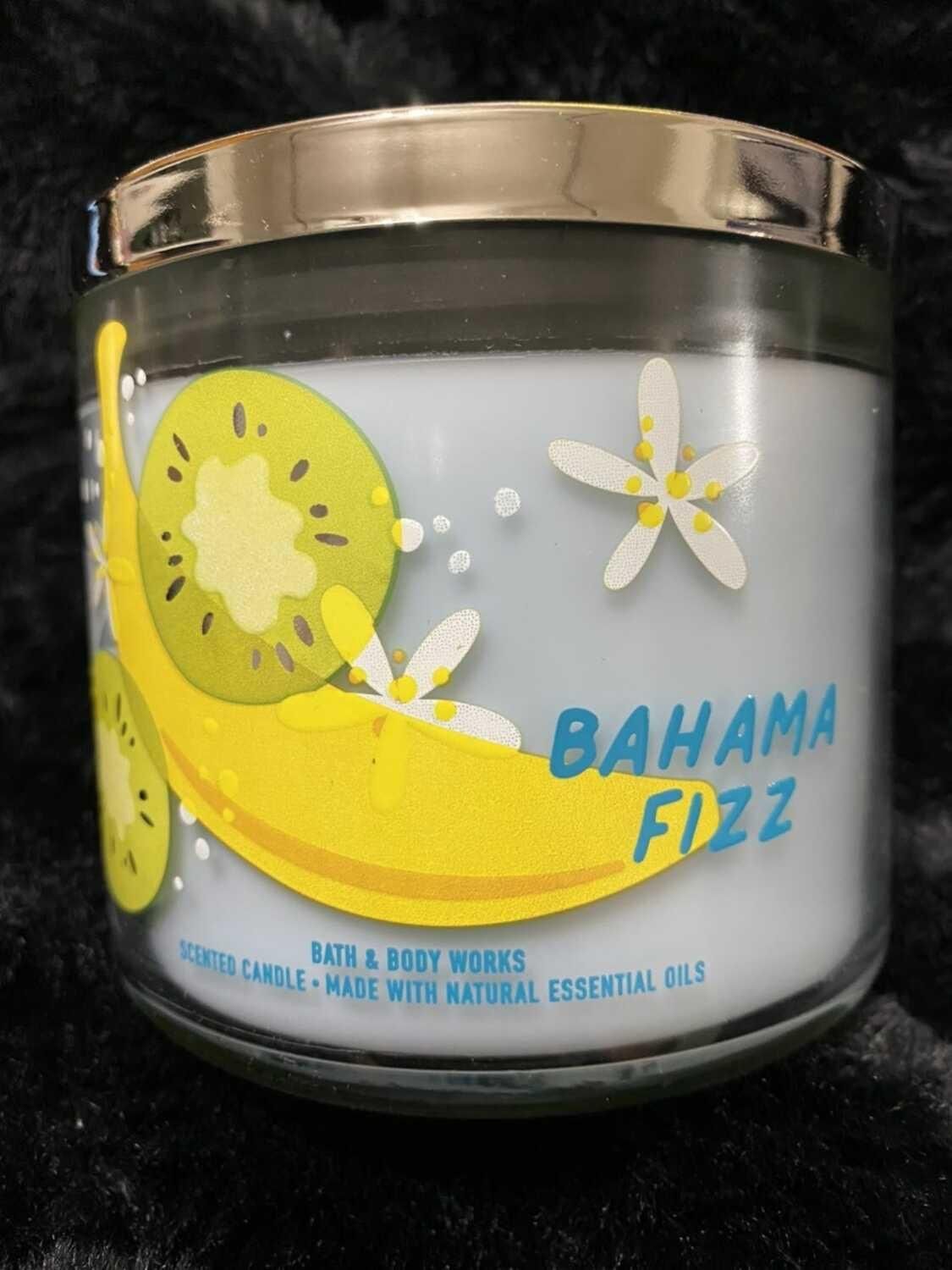 Bath And Body Works Bahama Fizz 3 Wick Candle NEW 