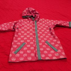 Pink Raincoat  Size 18-24 M $6