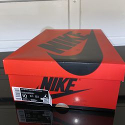Nike Air Jordan 1 Retro High OG Shoes in Black/White/Gym Red