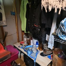 Coat Rack With Shelves 