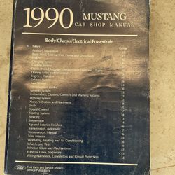 Ford Mustang Shop Manual