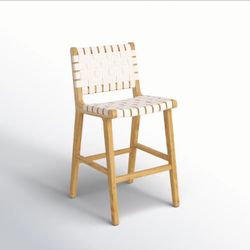 Alston Upholstered Counter Stool with Solid Wood Frame