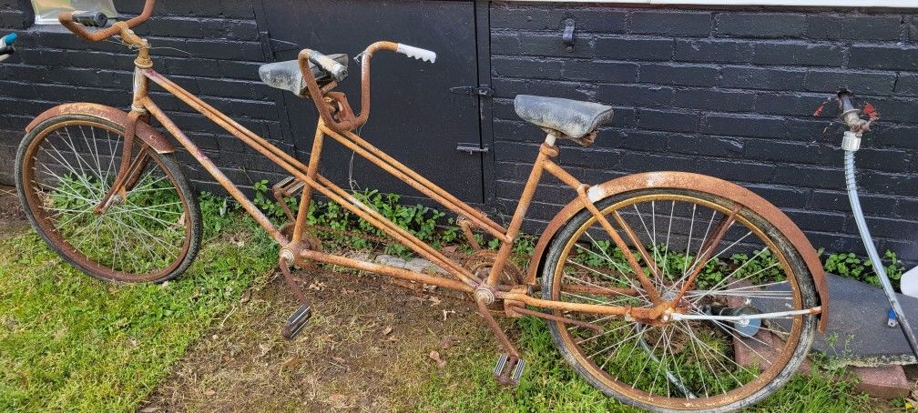 Tandrum Bike Need To Restored Its All There. WAS ASKING 100.00 REDUCE TO 70.00