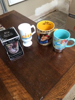 Disney Coffee/ Tea cups. 4 cups