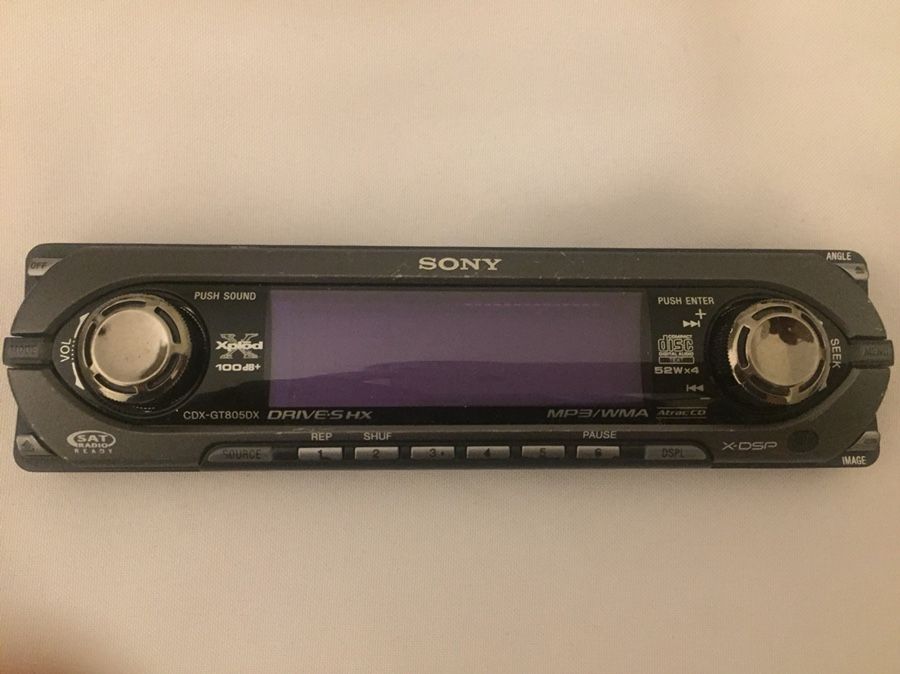 Used SONY Explod CDX-GT805DX Faceplate