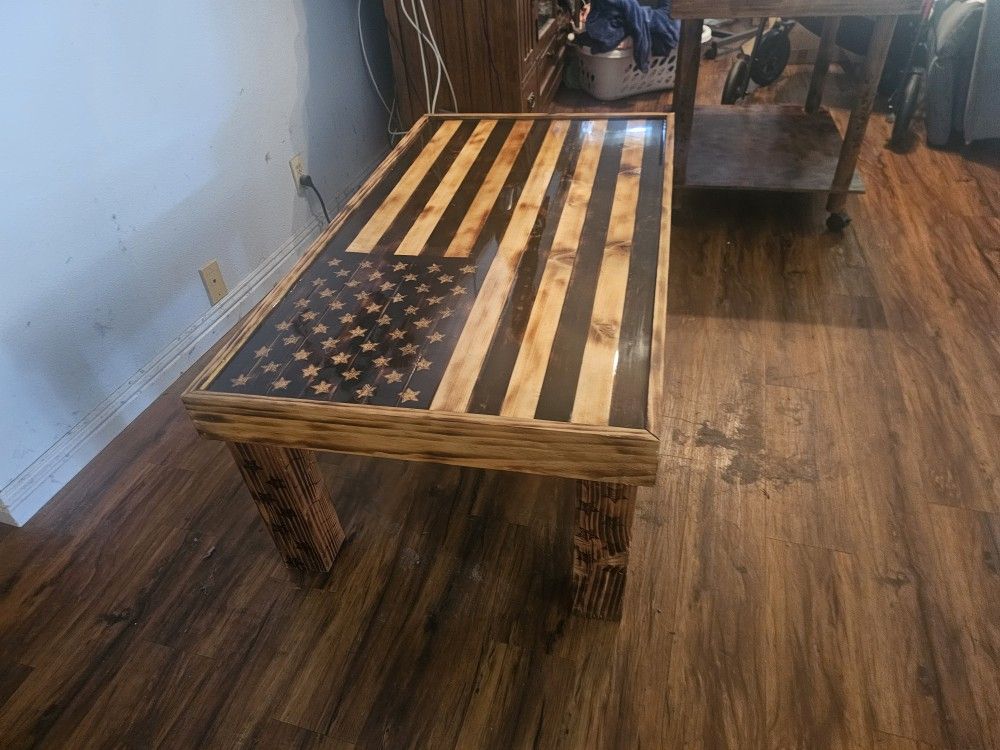 American Flag Coffee Table