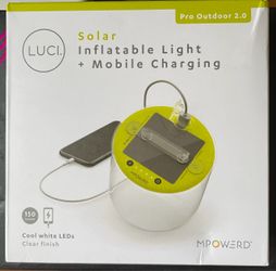 NEW — MPOWERD Luci Pro: Outdoor 2.0 Solar Lantern & Phone Charger