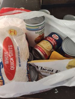 Free bag of pantry food