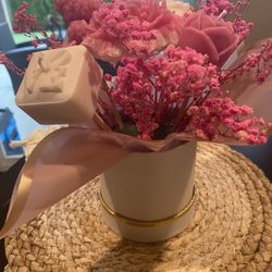 Buque De Flores De Velas Aromáticas