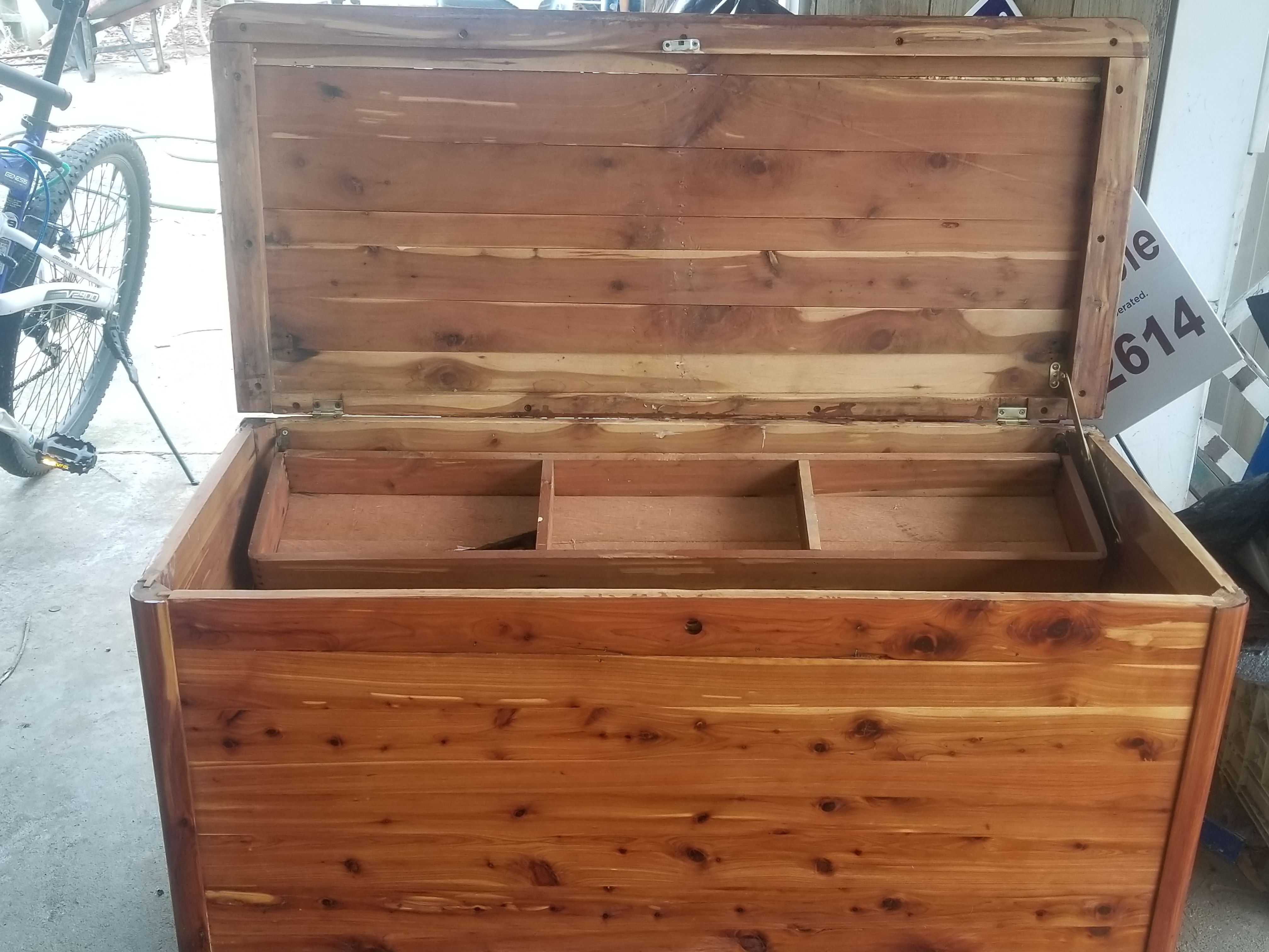Gently restored Cedar Chest