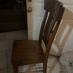 heavy wood chairs 