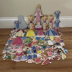 Princess Baby Magnet Dress Up Toys 130 Pieces 