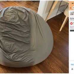 Big Joe 5 ft Foam Bean Bag Chair/Sofa