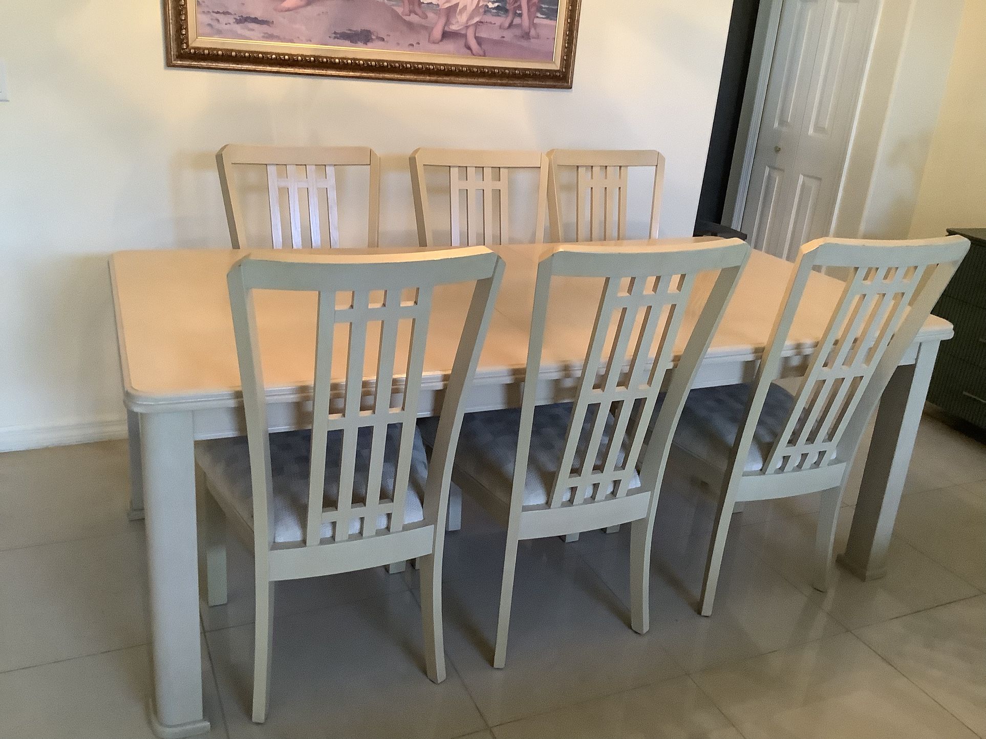 Dinning Table whit 6 chairs And 4 Table Set