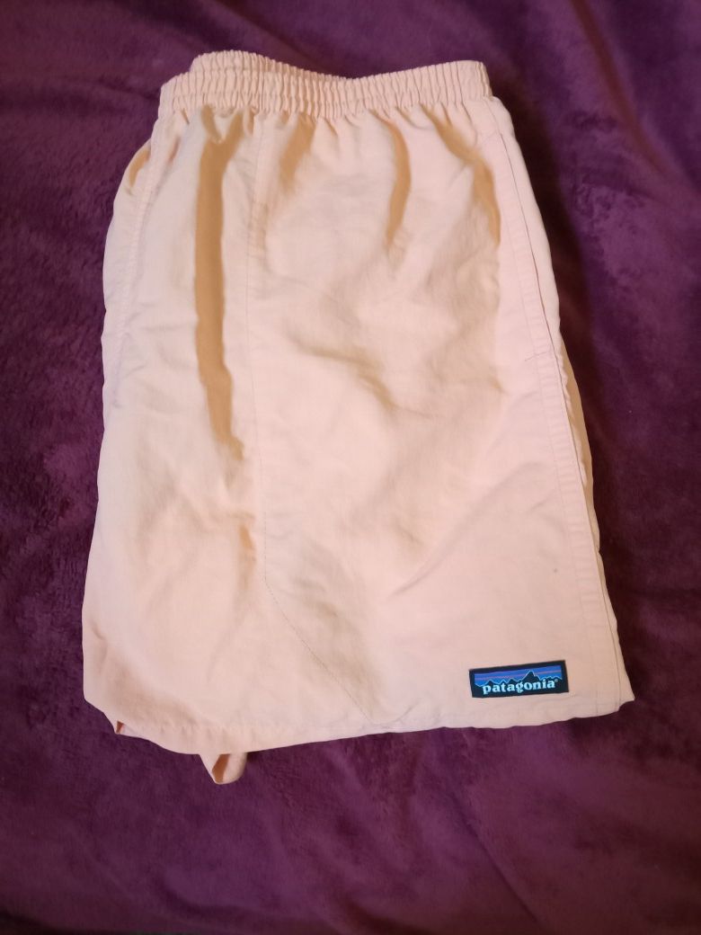 Orange/Peach Large Patagonia Shorts