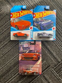 Hot Wheels Mazda MX-5 & RX-7 Bundle – Brand New | 3 Cars