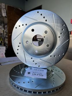Subaru WRX 15-21 Front Brake Rotors Ceramic Pads