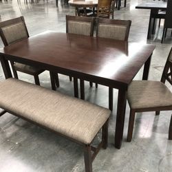 Dining Table Set Solid Wood New In The Box