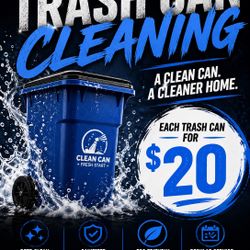 Cleaning Trash Cans