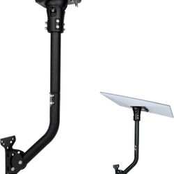 New-Wall Pole Mount for Starlink Gen 3, 22.8 inches Long Pole Mounting Kit with Adjustable Pipe Adapter for Starlink Standard Dish V3, Metal Mount Bra