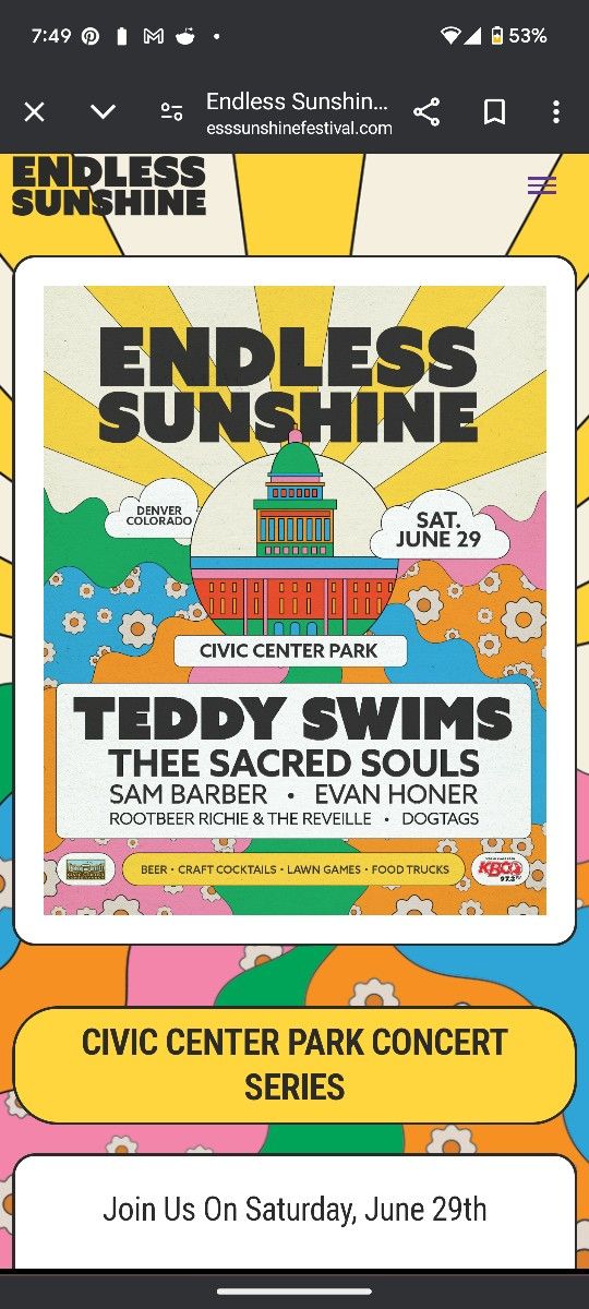 2 Endless Sunshine Fest At Civic Center