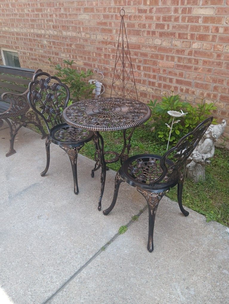 New Aluminum Outdoor Patio Bistro Set 