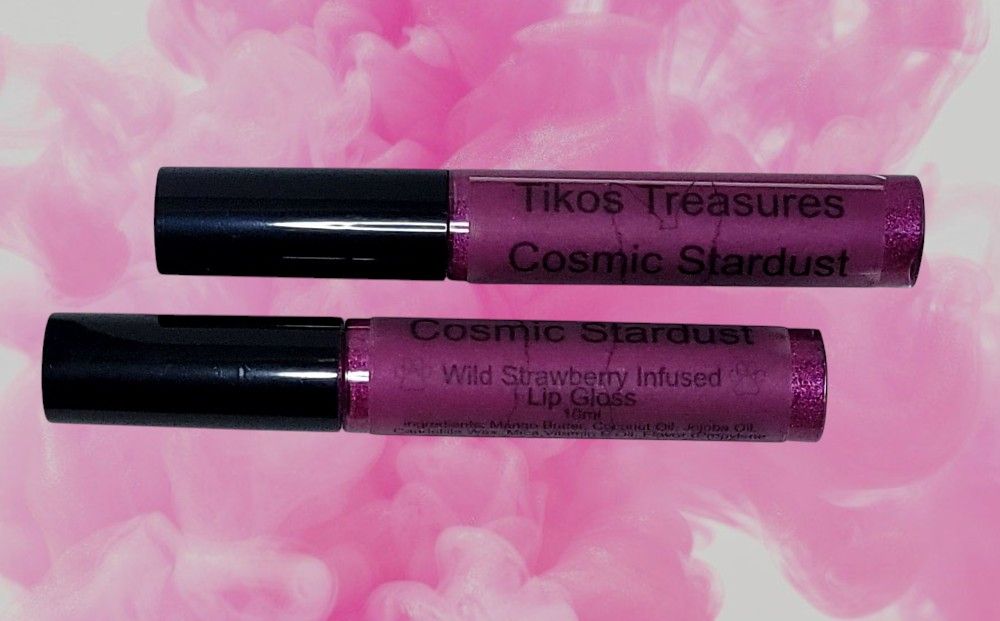 Cosmic Stardust – Extreme Sparkle Lip Glaze – Hydrating & High-Shine