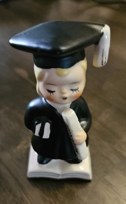 Vintage Graduation Figurine