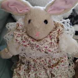 Large Victorian Vintage Bunny 