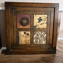 Beautiful Metal Framed Wall Art