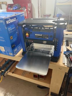 Kobalt 13” Thickness Planer – Works Great