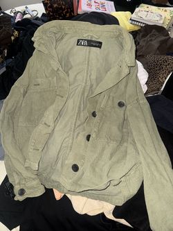 Women Zara corduroy jacket size M