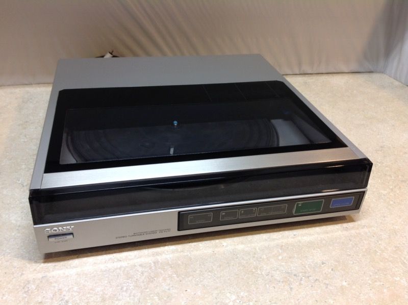 Vintage Sony PS-FL77 Front Load Turntable For Parts/Repair
