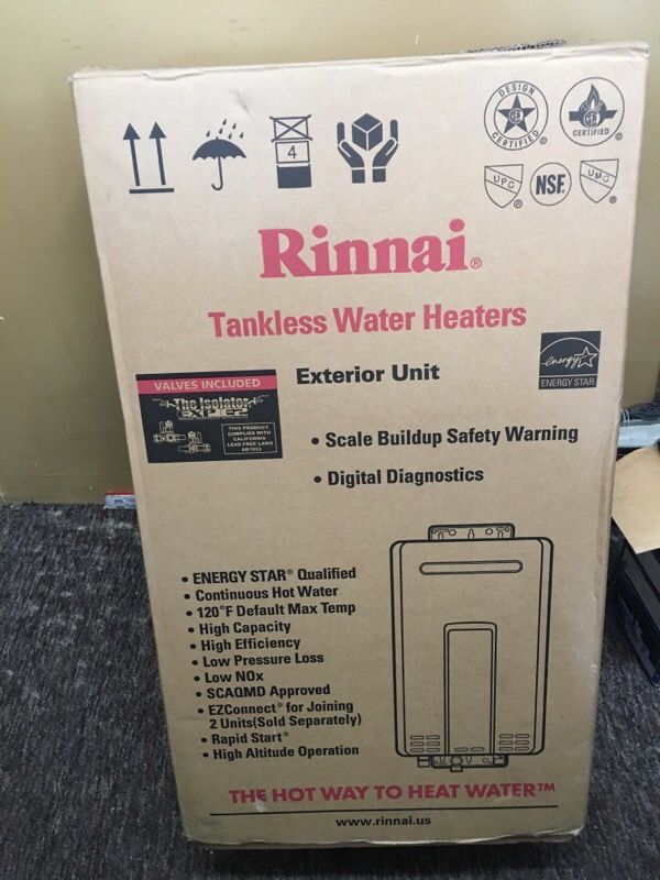 Tankless water heater