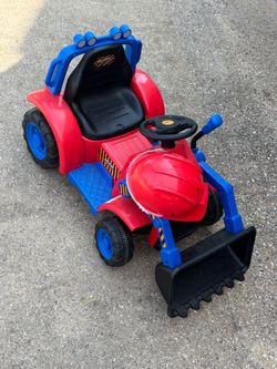 Adventure Force 6V Battery-Powered Ride-On w/ Working Front Loader, Ages 1.5+